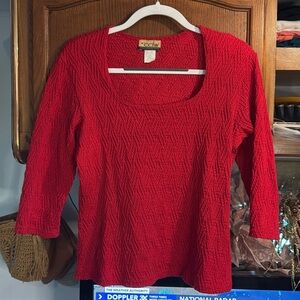 Creative Design Works Women's Red Sweater size L